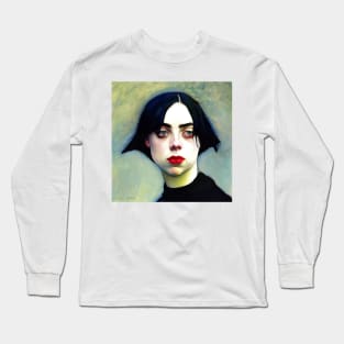 "a painting of "billie e" by "gustav klimpt" Long Sleeve T-Shirt